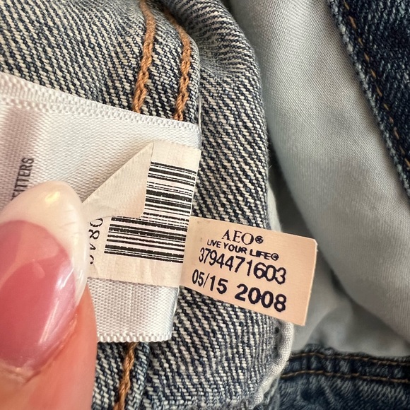 American Eagle Y2K Distressed Denim Vest Medium 2008 - Picture 11 of 11